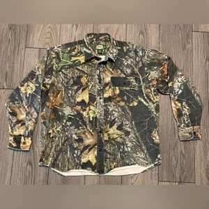 Cabelas Outdoor Gear Camo Advantage Timber Nature Mens XL Long Sleeve Shirt